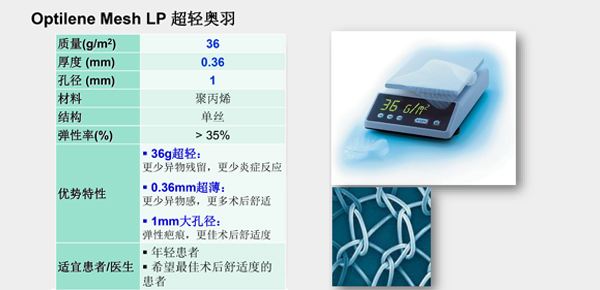 超輕奧羽疝氣補片